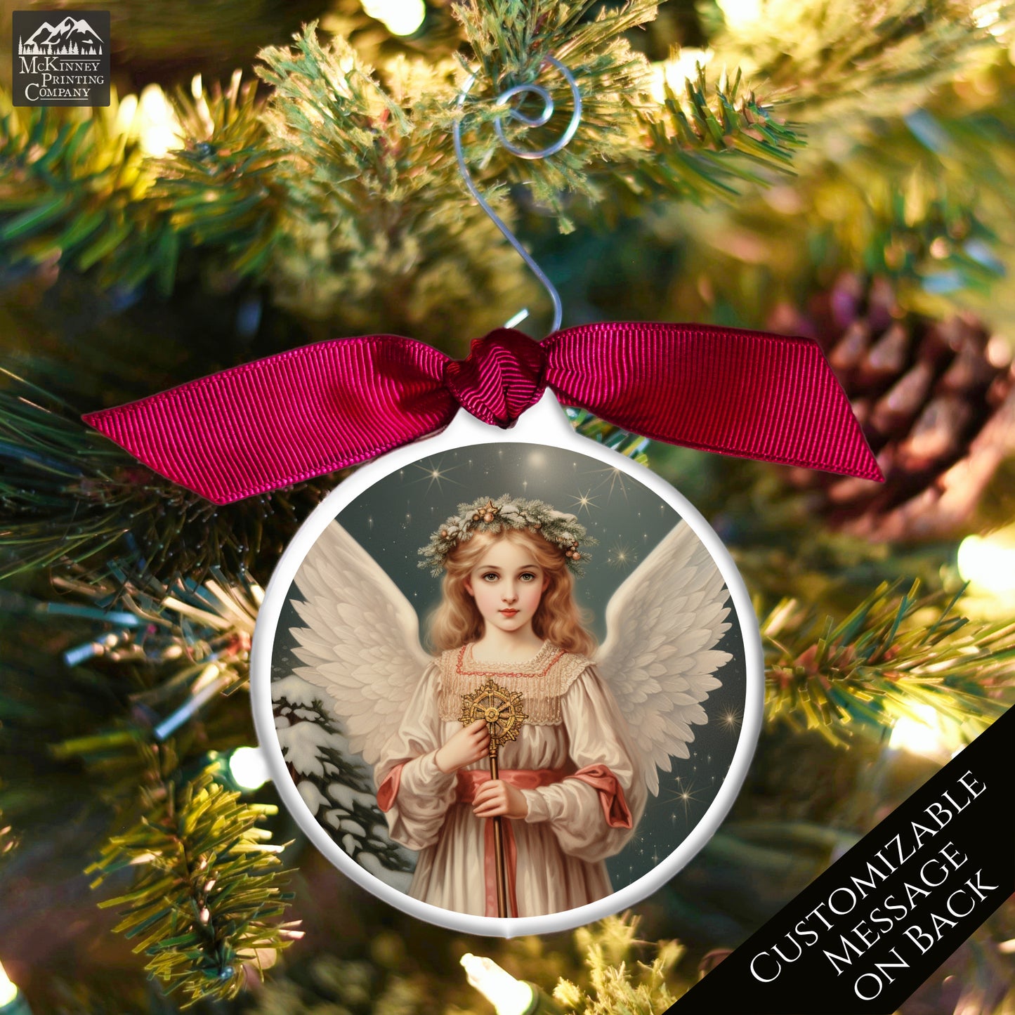 Angel Christmas Tree Ornaments - Victorian, Vintage, Christian Gift