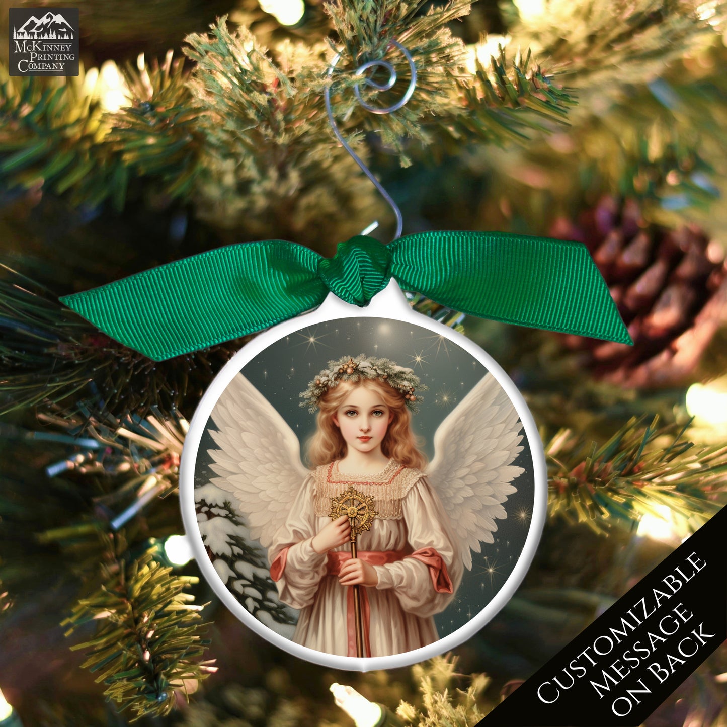 Angel Christmas Tree Ornaments - Victorian, Vintage, Christian Gift