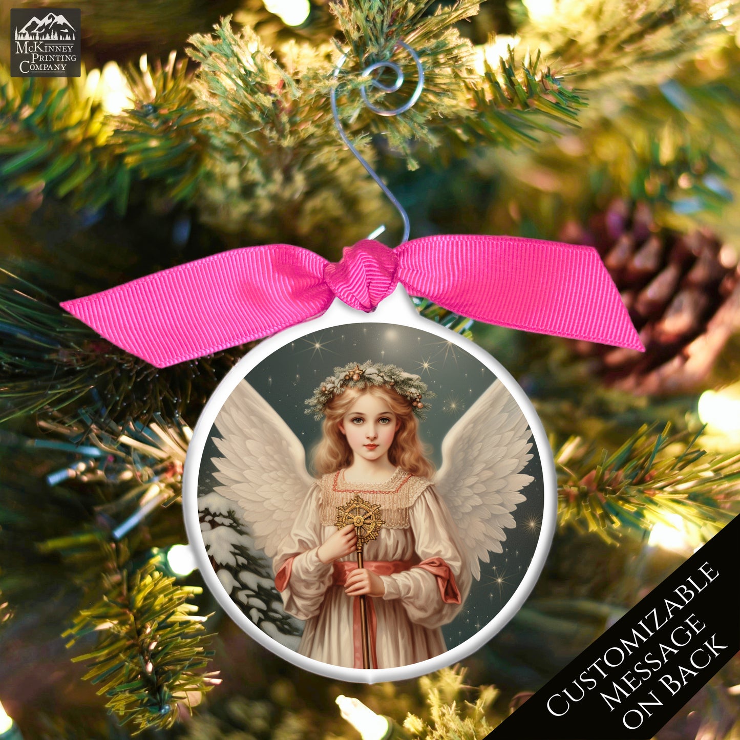 Angel Christmas Tree Ornaments - Victorian, Vintage, Christian Gift