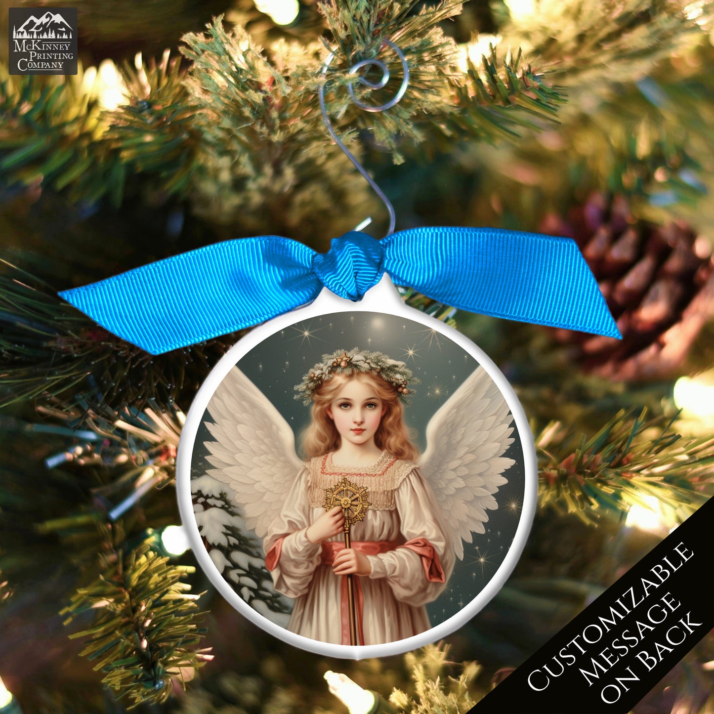 Angel Christmas Tree Ornaments - Victorian, Vintage, Christian Gift