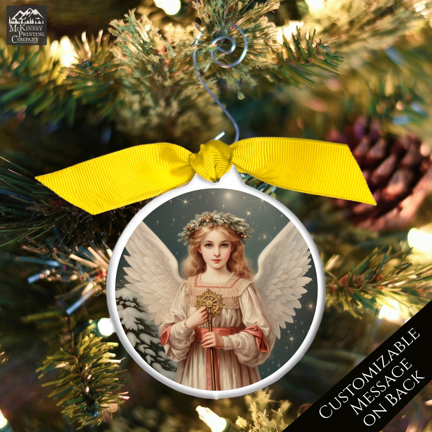 Angel Christmas Tree Ornaments - Victorian, Vintage, Christian Gift