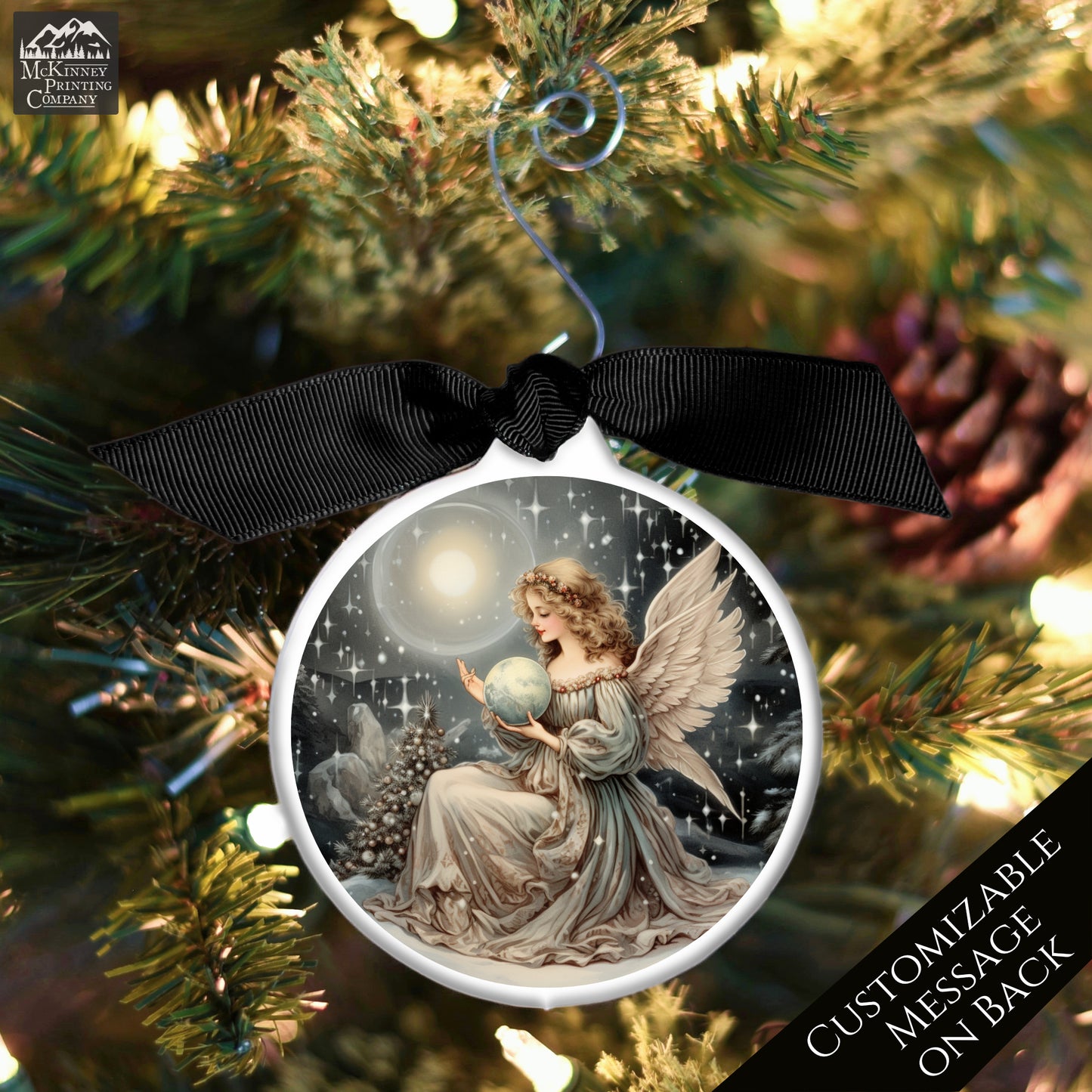 Angel Christmas Tree Ornaments - Victorian, Vintage, Fairy, Decorations