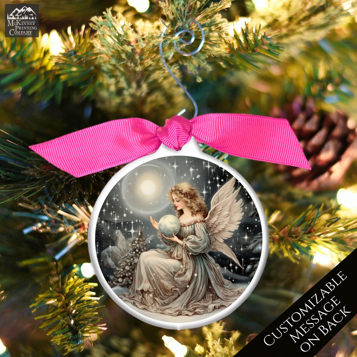 Angel Christmas Tree Ornaments - Victorian, Vintage, Fairy, Decorations