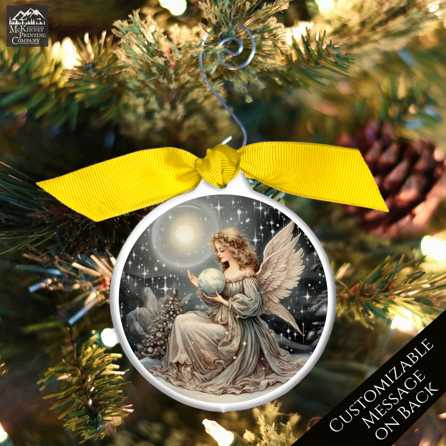 Angel Christmas Tree Ornaments - Victorian, Vintage, Fairy, Decorations