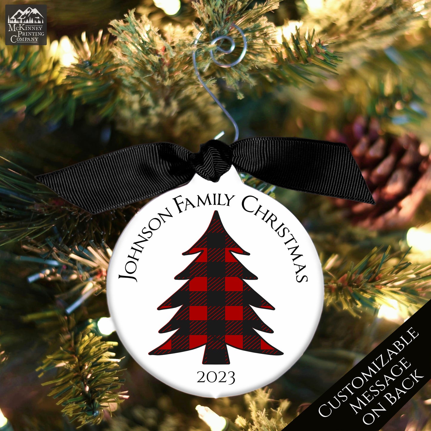 Personalized Family Ornament - Christmas Gift, Custom, Tree Décor