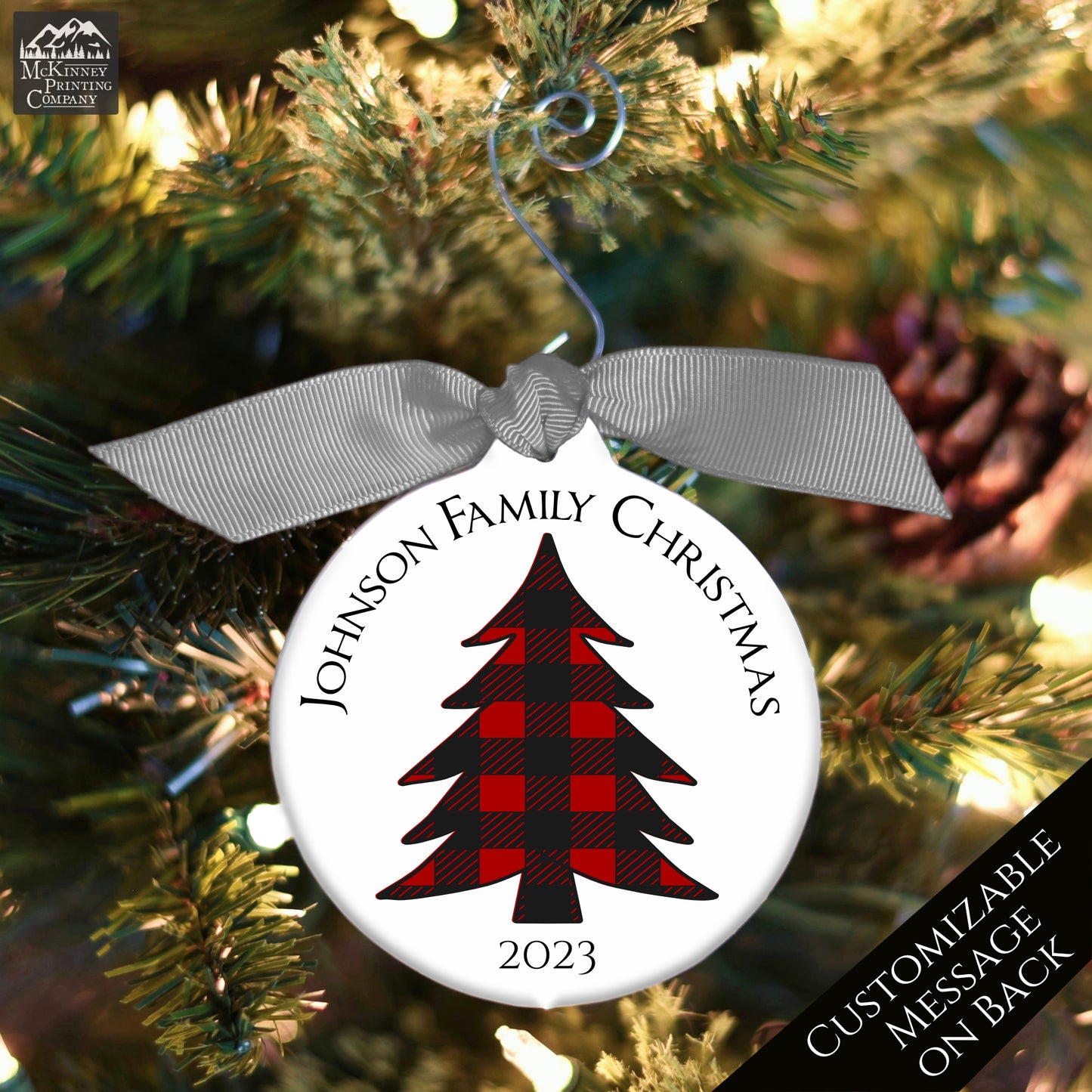 Personalized Family Ornament - Christmas Gift, Custom, Tree Décor