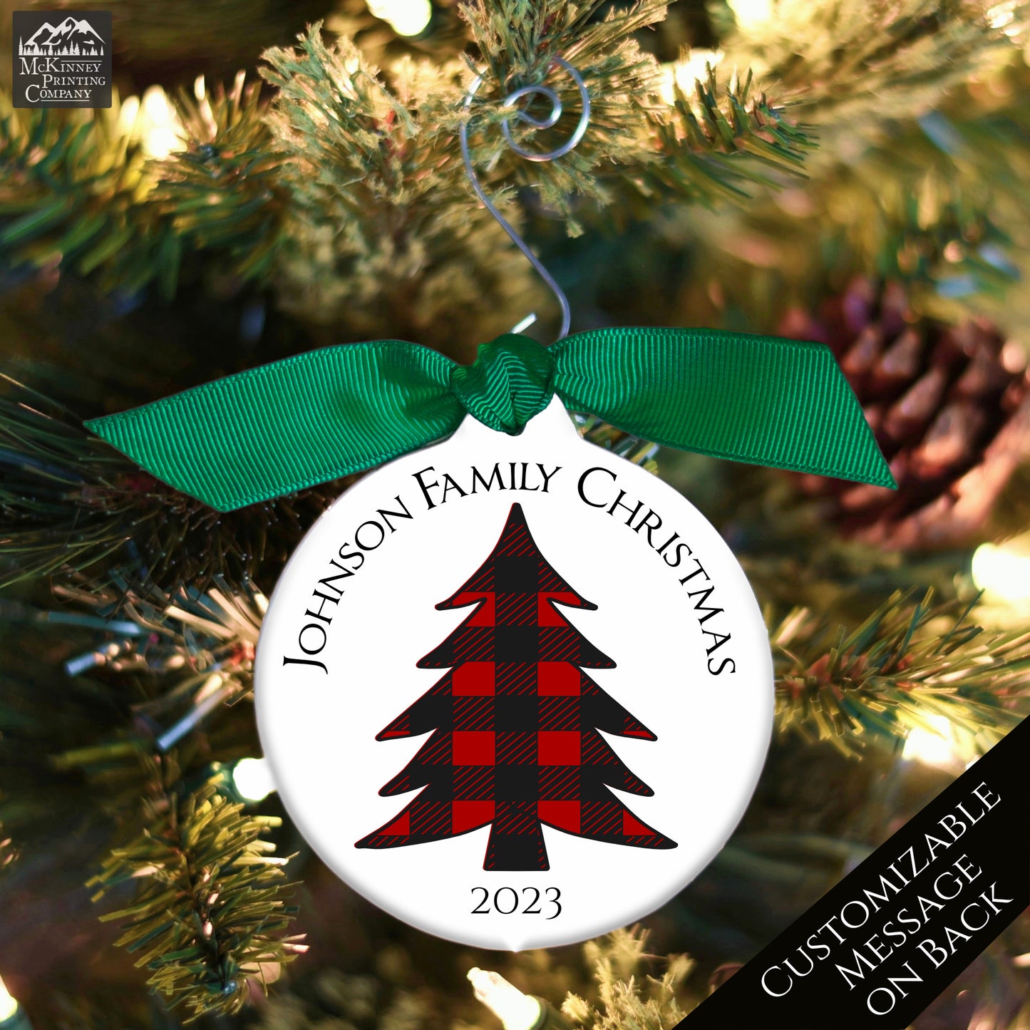Personalized Family Ornament - Christmas Gift, Custom, Tree Décor