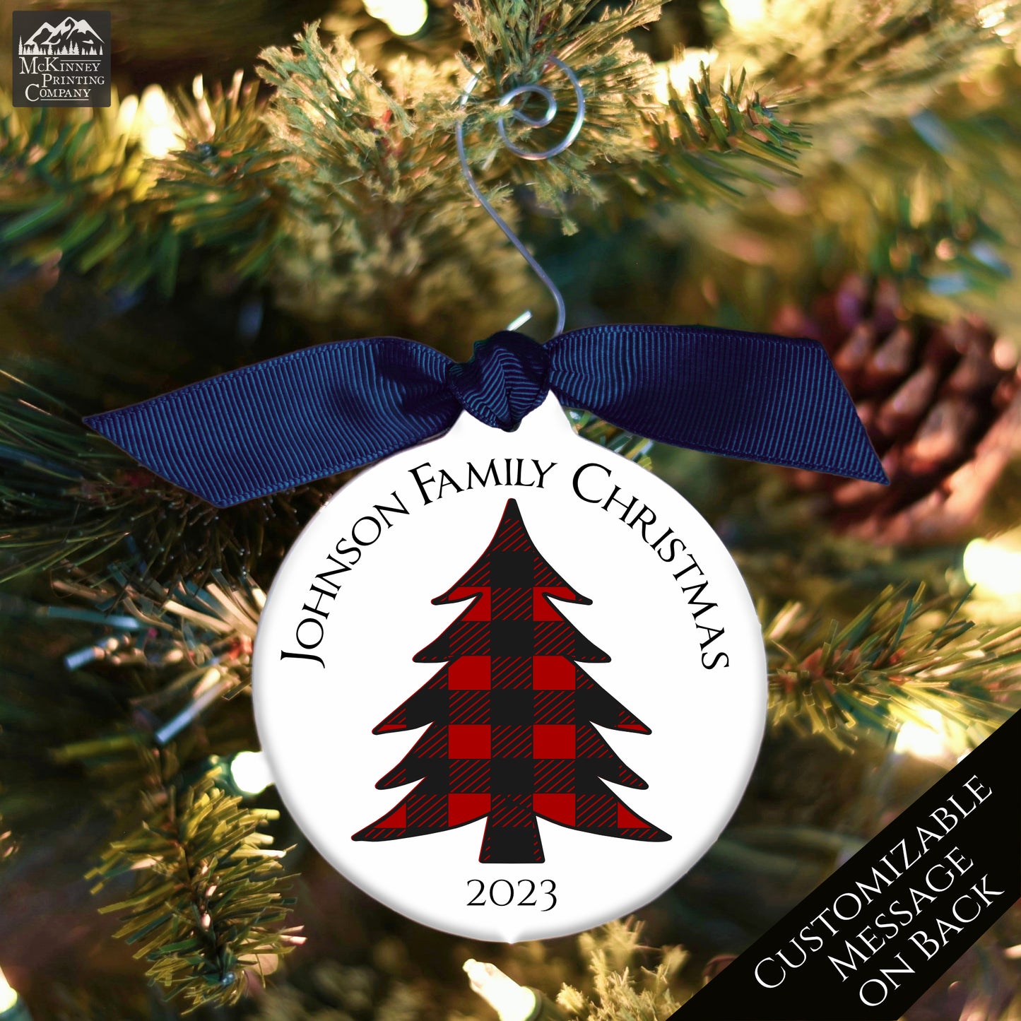 Personalized Family Ornament - Christmas Gift, Custom, Tree Décor