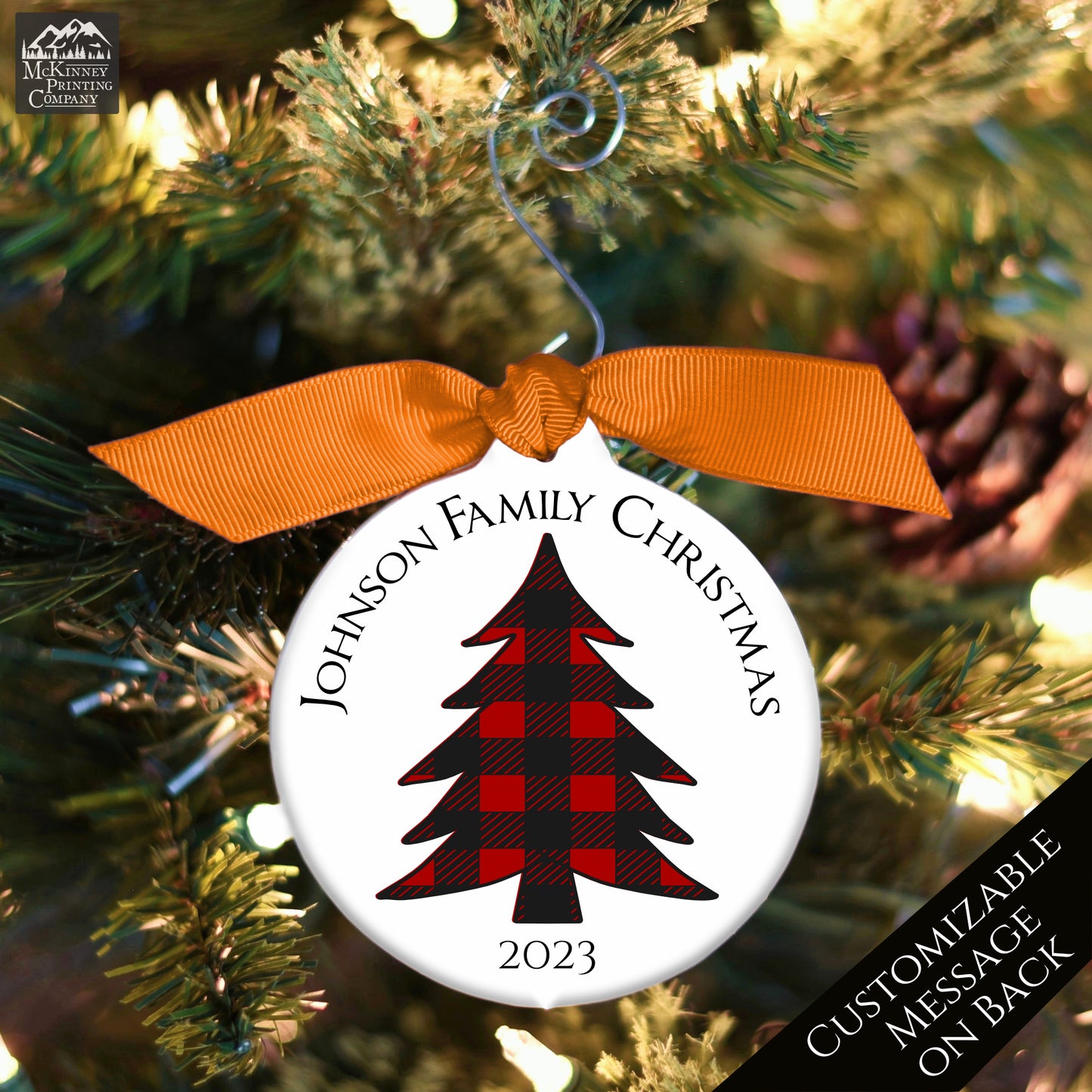 Personalized Family Ornament - Christmas Gift, Custom, Tree Décor