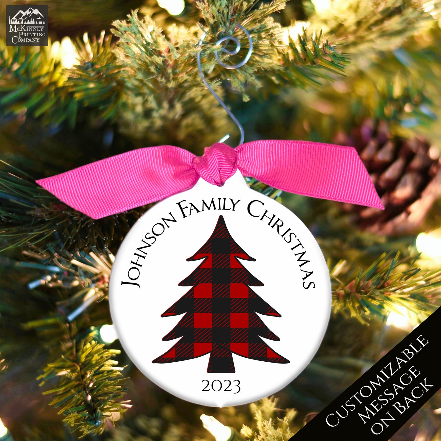 Personalized Family Ornament - Christmas Gift, Custom, Tree Décor