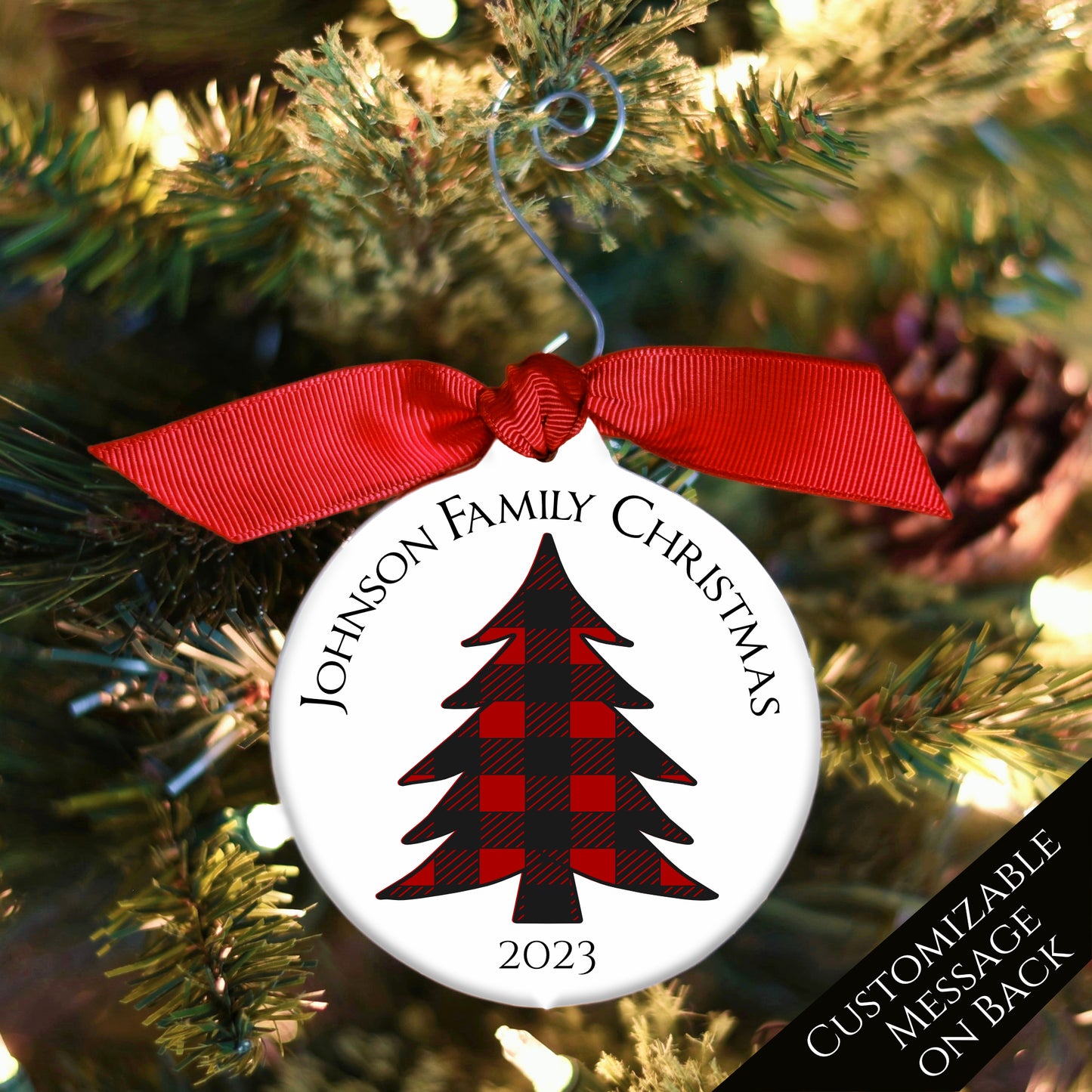 Personalized Family Ornament - Christmas Gift, Custom, Tree Décor