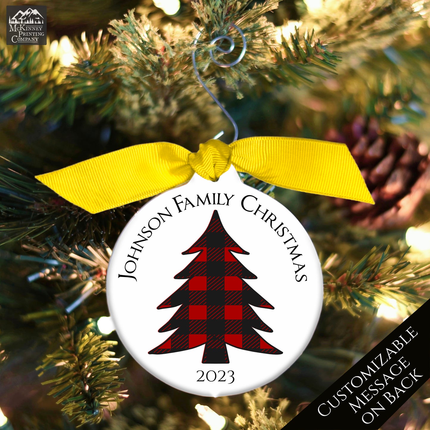 Personalized Family Ornament - Christmas Gift, Custom, Tree Décor