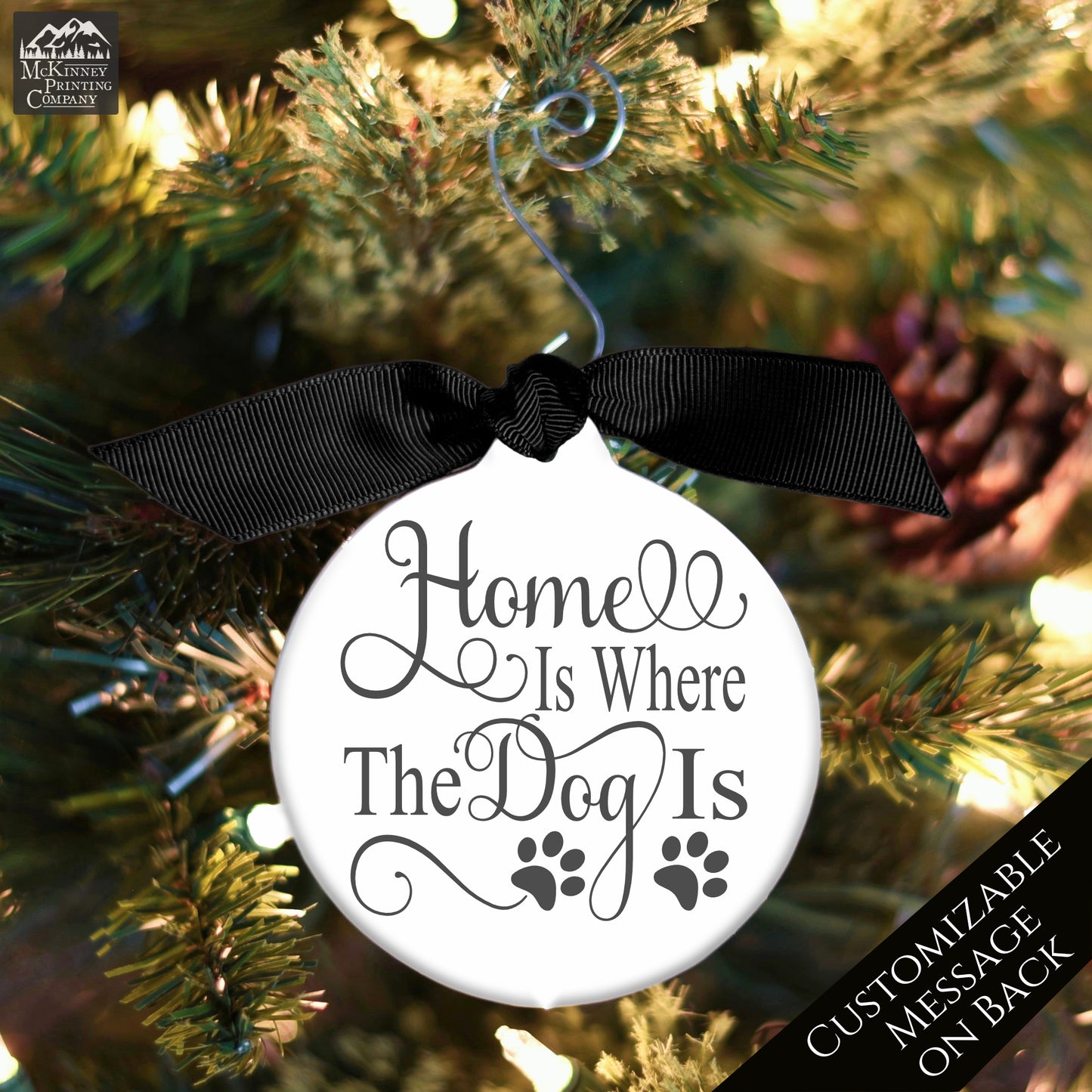 Custom Dog Ornament - Dog Lover Gift, Pet, Christmas, Personalized