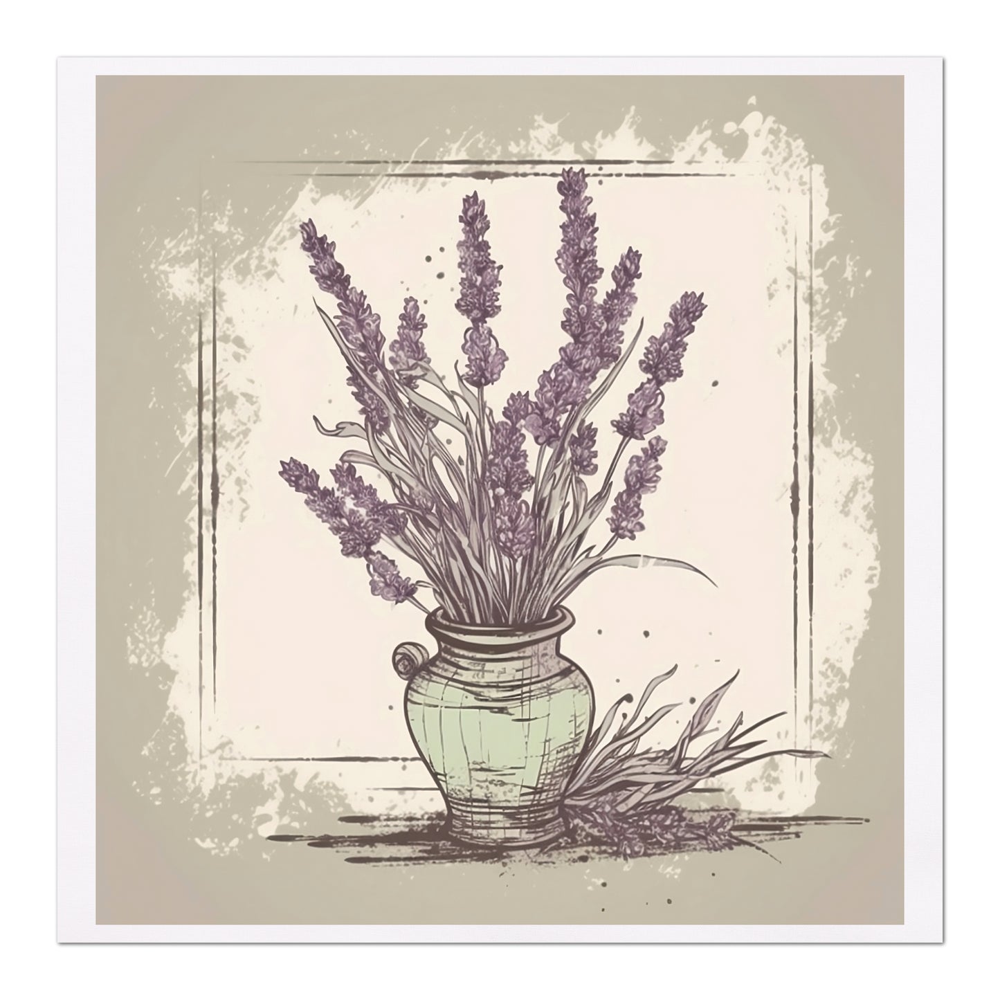 Lavender Fabric, Plant, French Country, Farmhouse