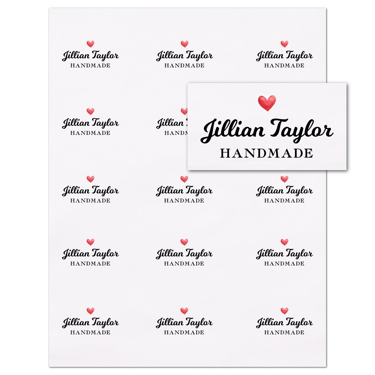 Quilt Labels - Fabric Panel Print for Handmade Sewing and Craft Projects, Supplies and Materials
