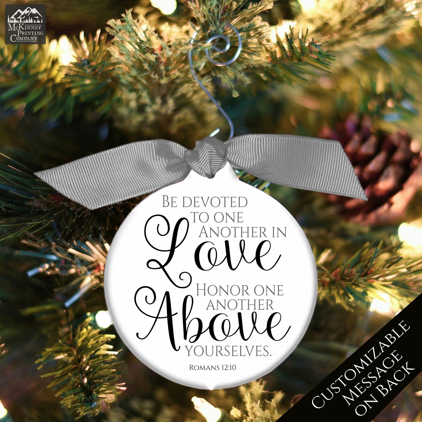 Romans 12 - Christian Ornaments, Wedding Gift, Christmas, Bible