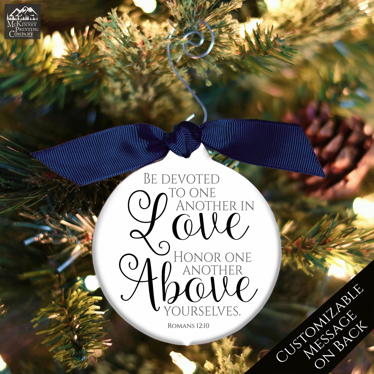 Romans 12 - Christian Ornaments, Wedding Gift, Christmas, Bible