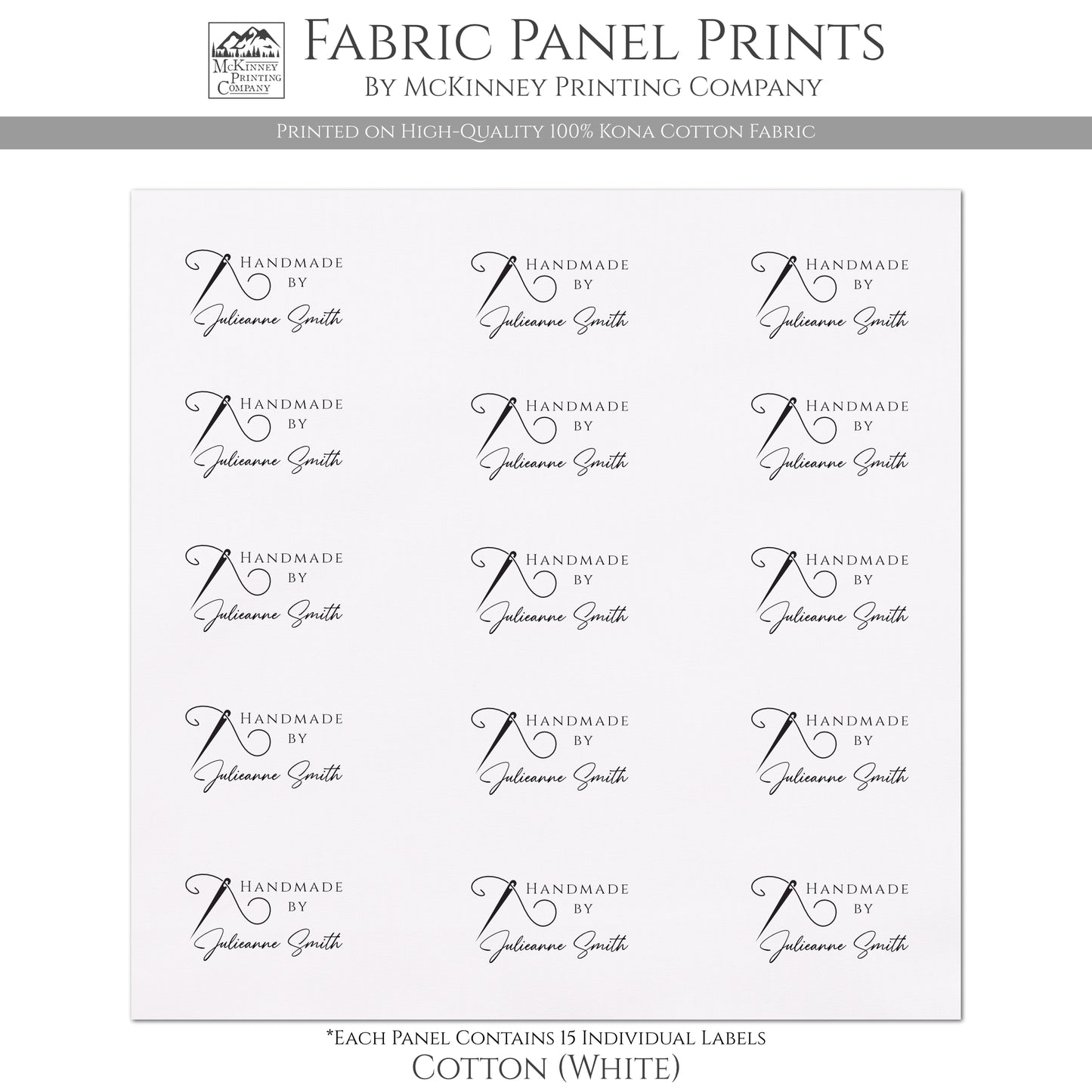 Sewing Labels for Handmade Items - Quilt Labels, Personalized Quilt Labels, Custom Quilt Labels, Quilting, Tags