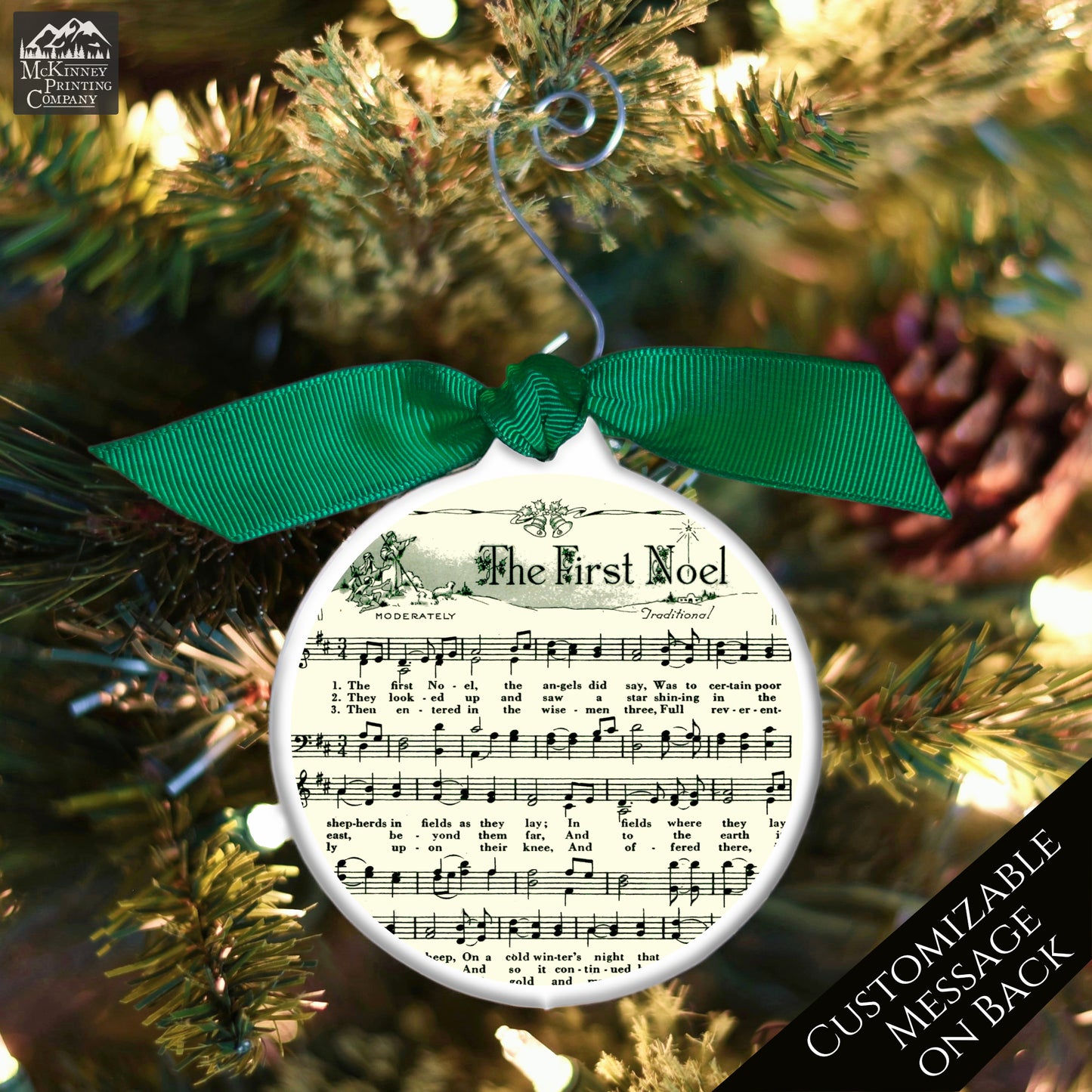 Christmas Sheet Music - Ornament, Lyrics, Hymn, The First Noel, Song