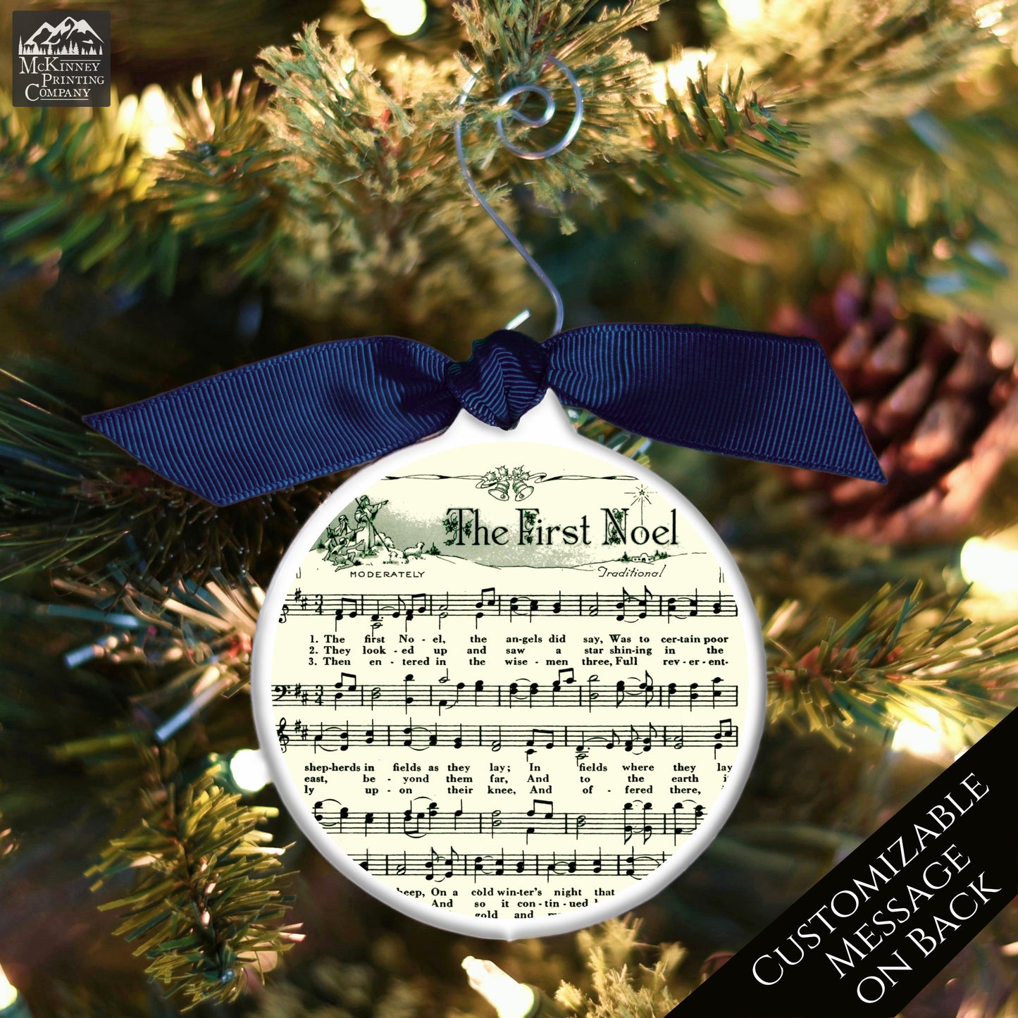 Christmas Sheet Music - Ornament, Lyrics, Hymn, The First Noel, Song