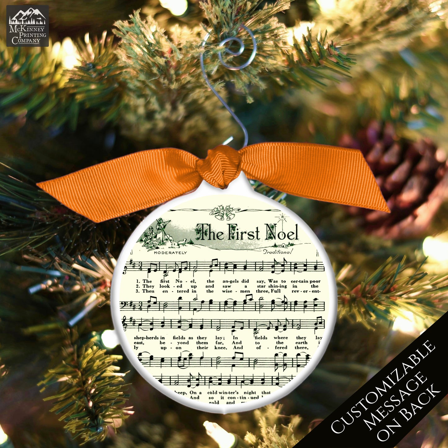 Christmas Sheet Music - Ornament, Lyrics, Hymn, The First Noel, Song