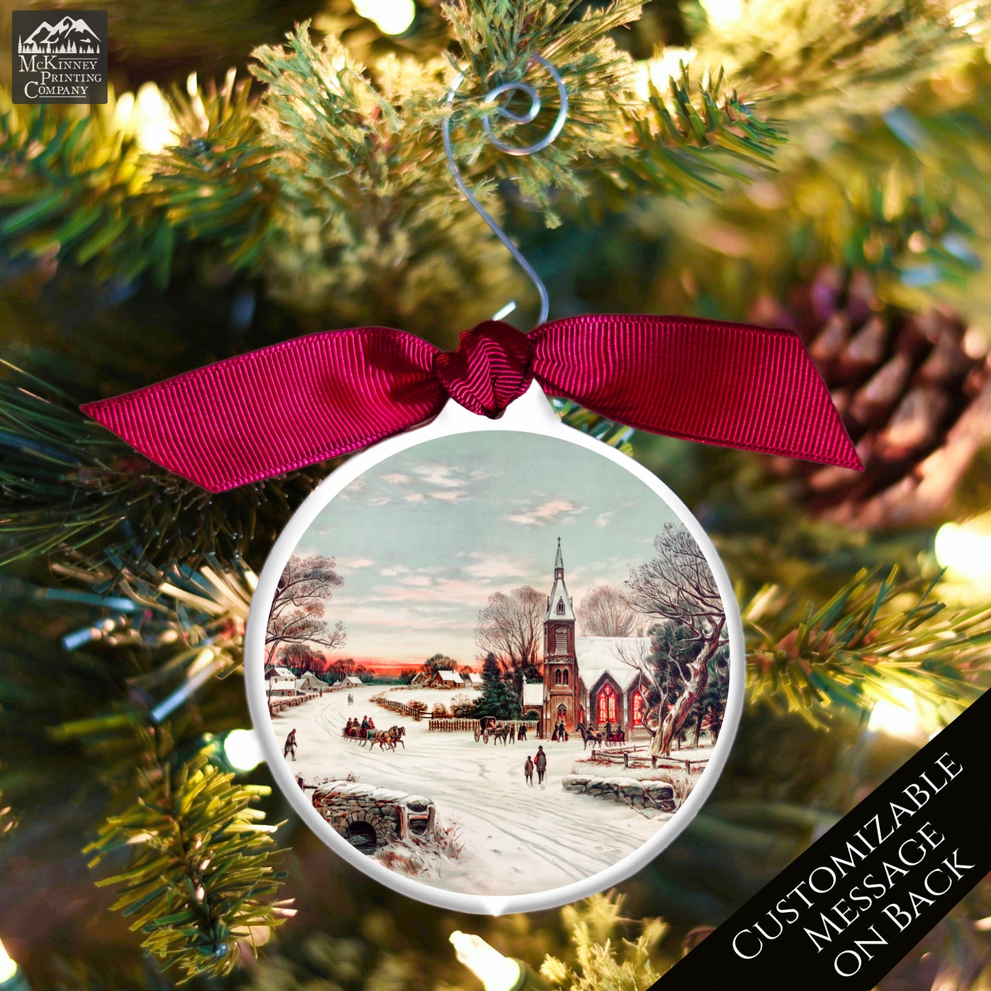 Victorian Christmas Ornaments - Handmade, Decorations, Vintage