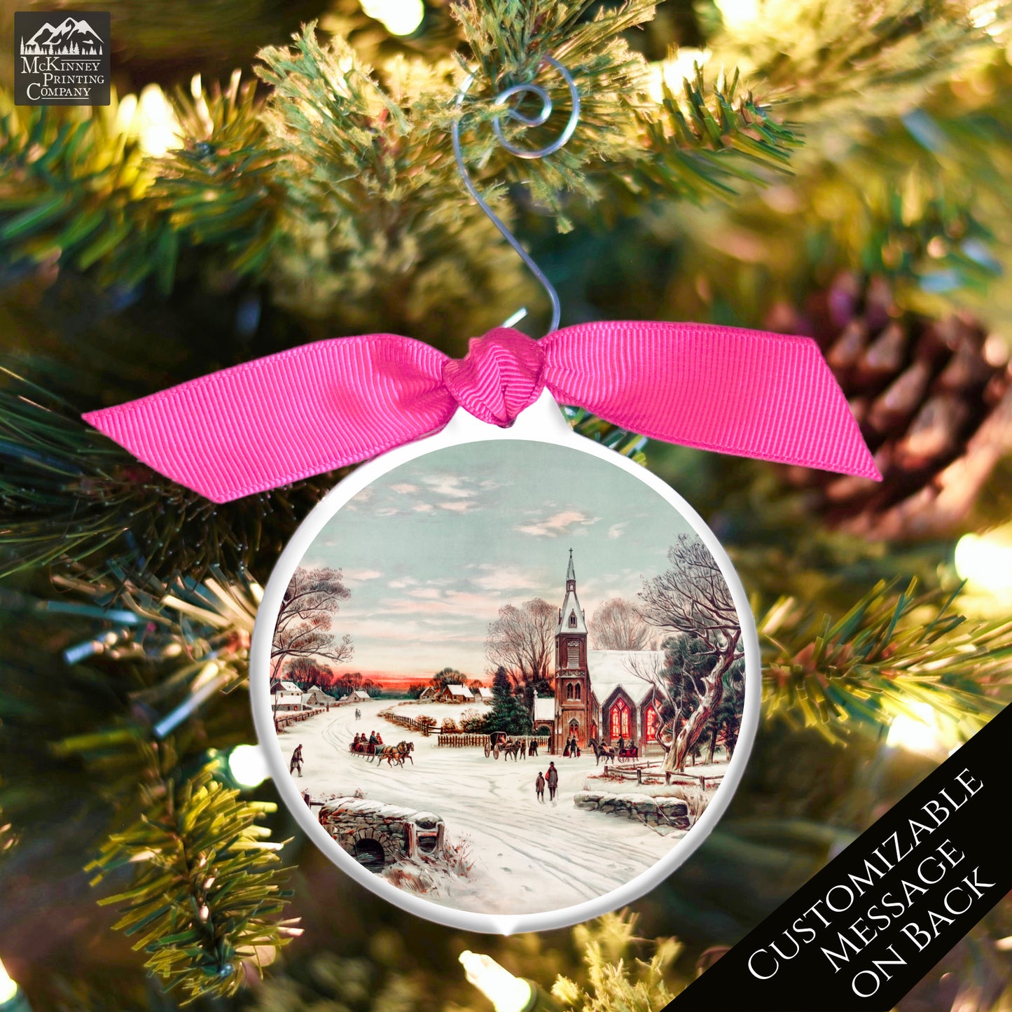 Victorian Christmas Ornaments - Handmade, Decorations, Vintage