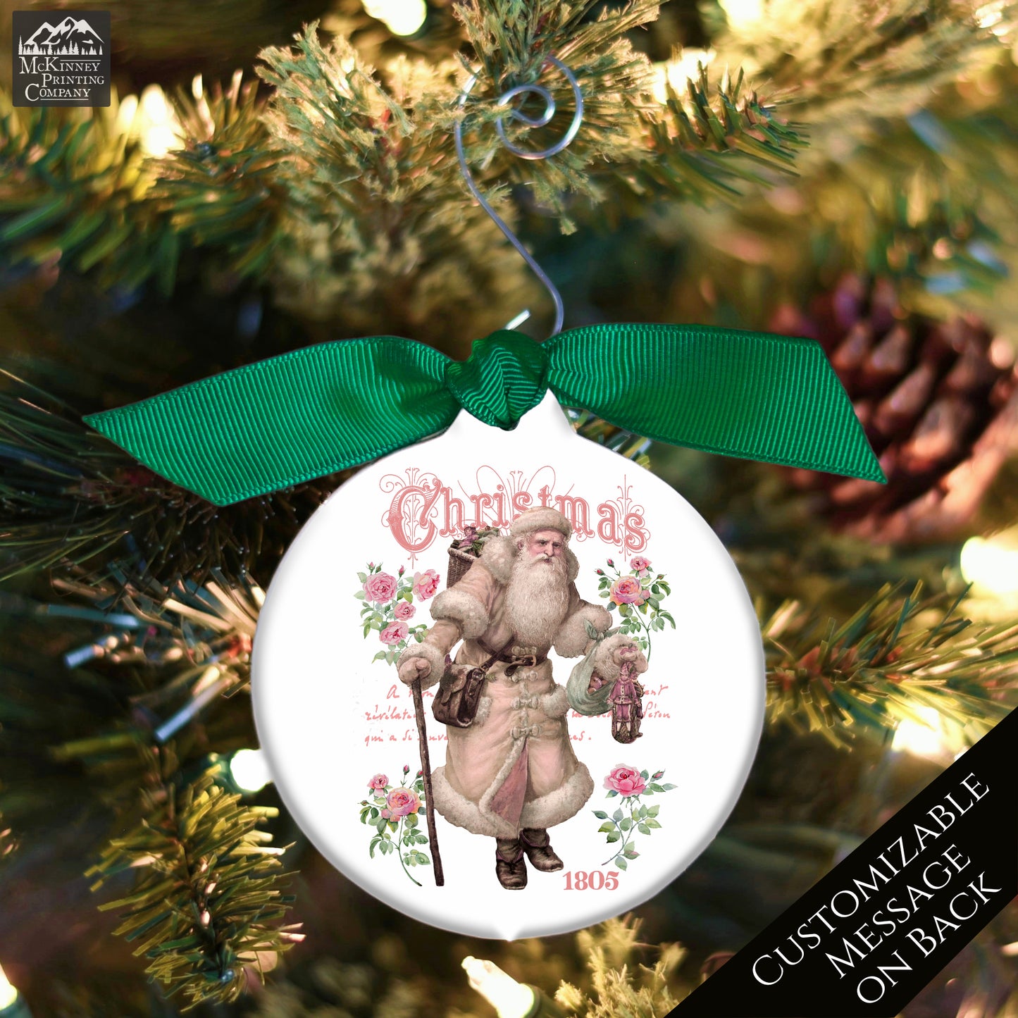 Victorian Christmas Ornaments - Vintage, Personalized, Santa, Décor