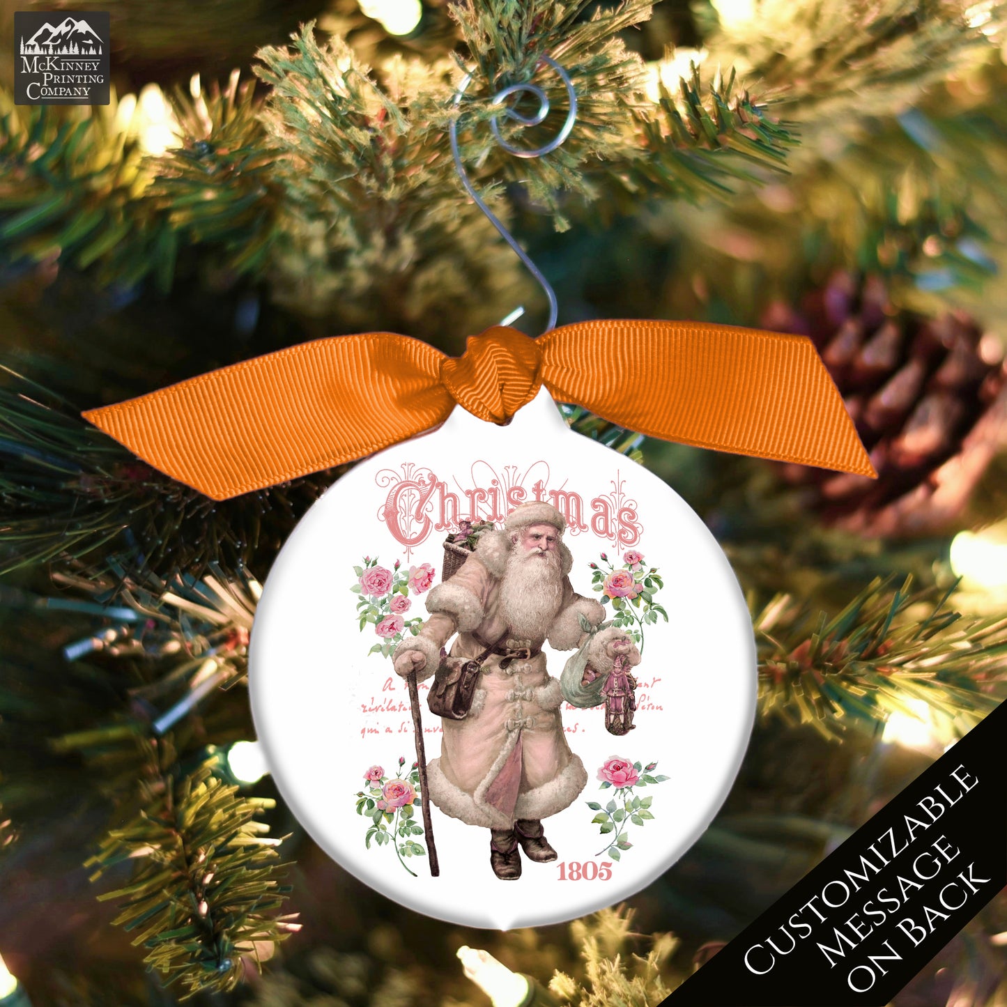 Victorian Christmas Ornaments - Vintage, Personalized, Santa, Décor