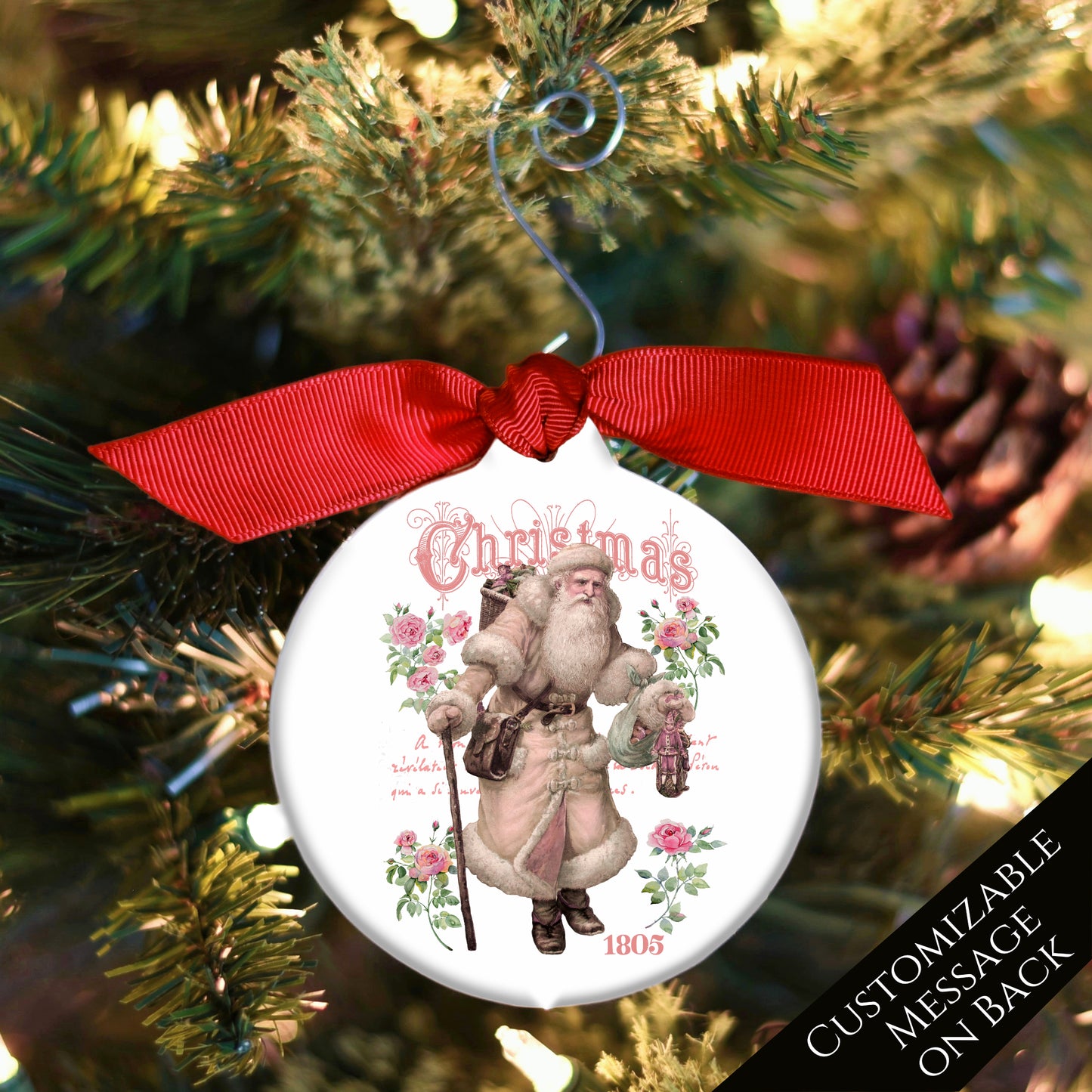 Victorian Christmas Ornaments - Vintage, Personalized, Santa, Décor