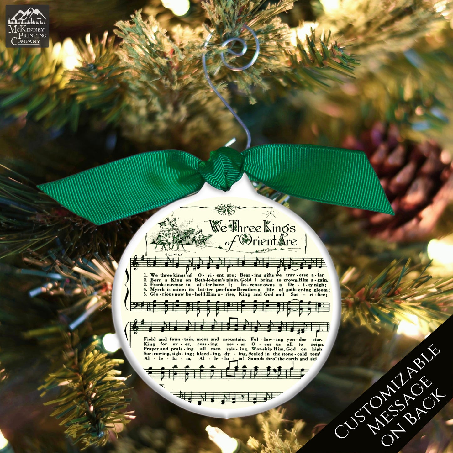 Christmas Sheet Music - Ornament, Lyrics, We Three Kings, Christian