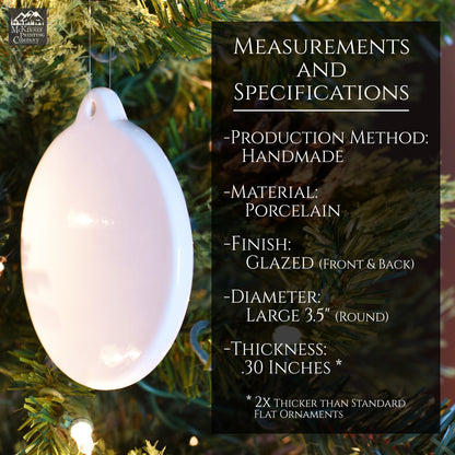 Bible Verse Ornament - Luke 2:14, Scripture, Christmas, Glory to God