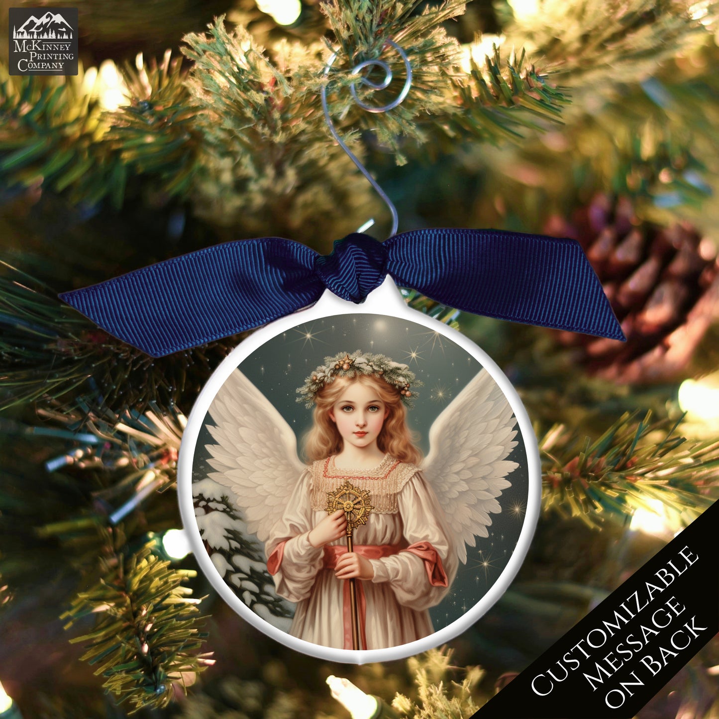Angel Christmas Tree Ornaments - Victorian, Vintage, Christian Gift