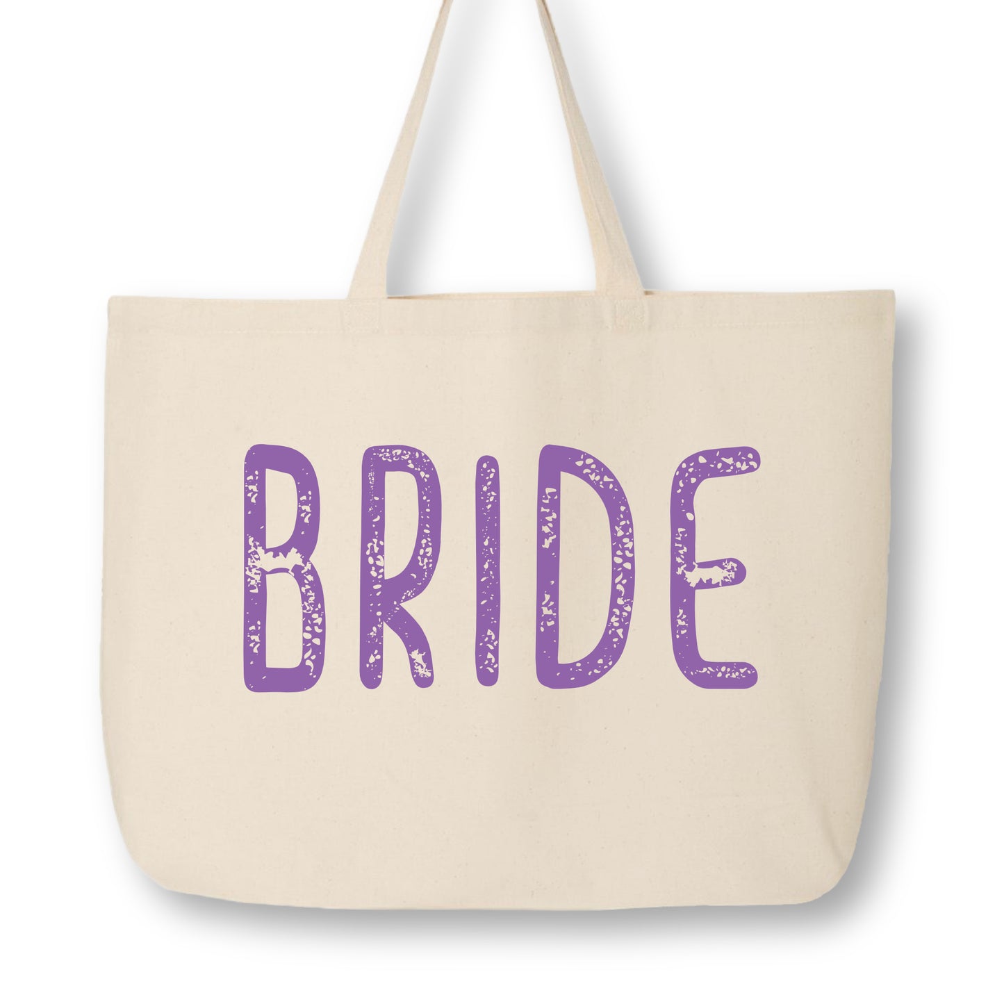 Bride Tote Bag, Bachelorette Travel Tote, Canvas Tote Bag with Zipper, Large 
