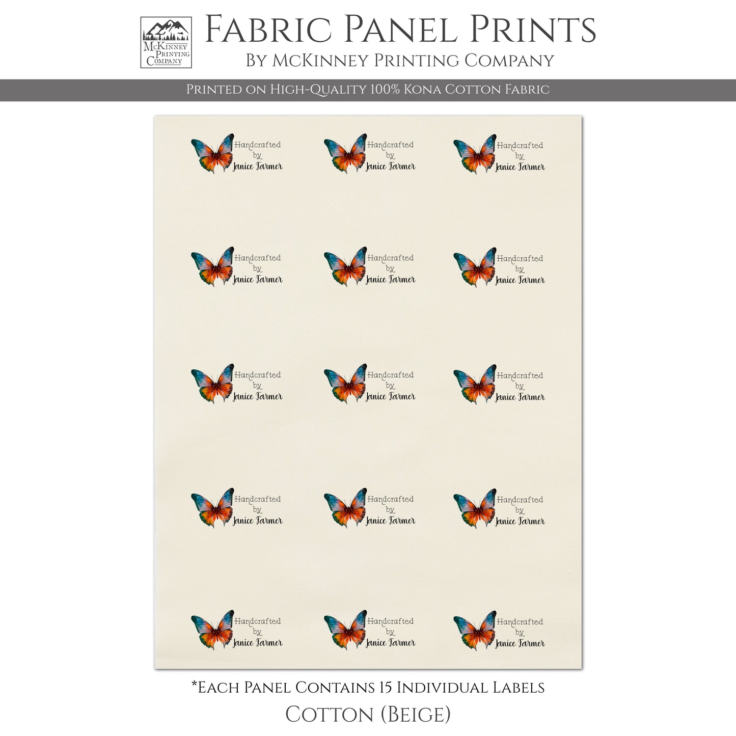Quilt Labels - Cotton