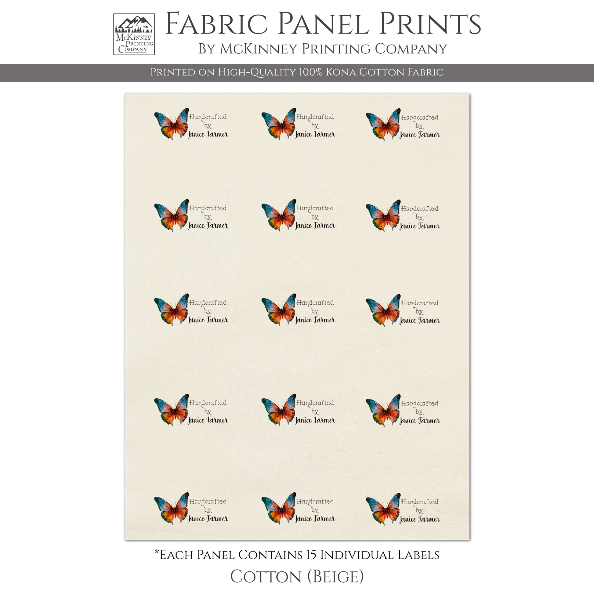 Quilt Labels - Cotton