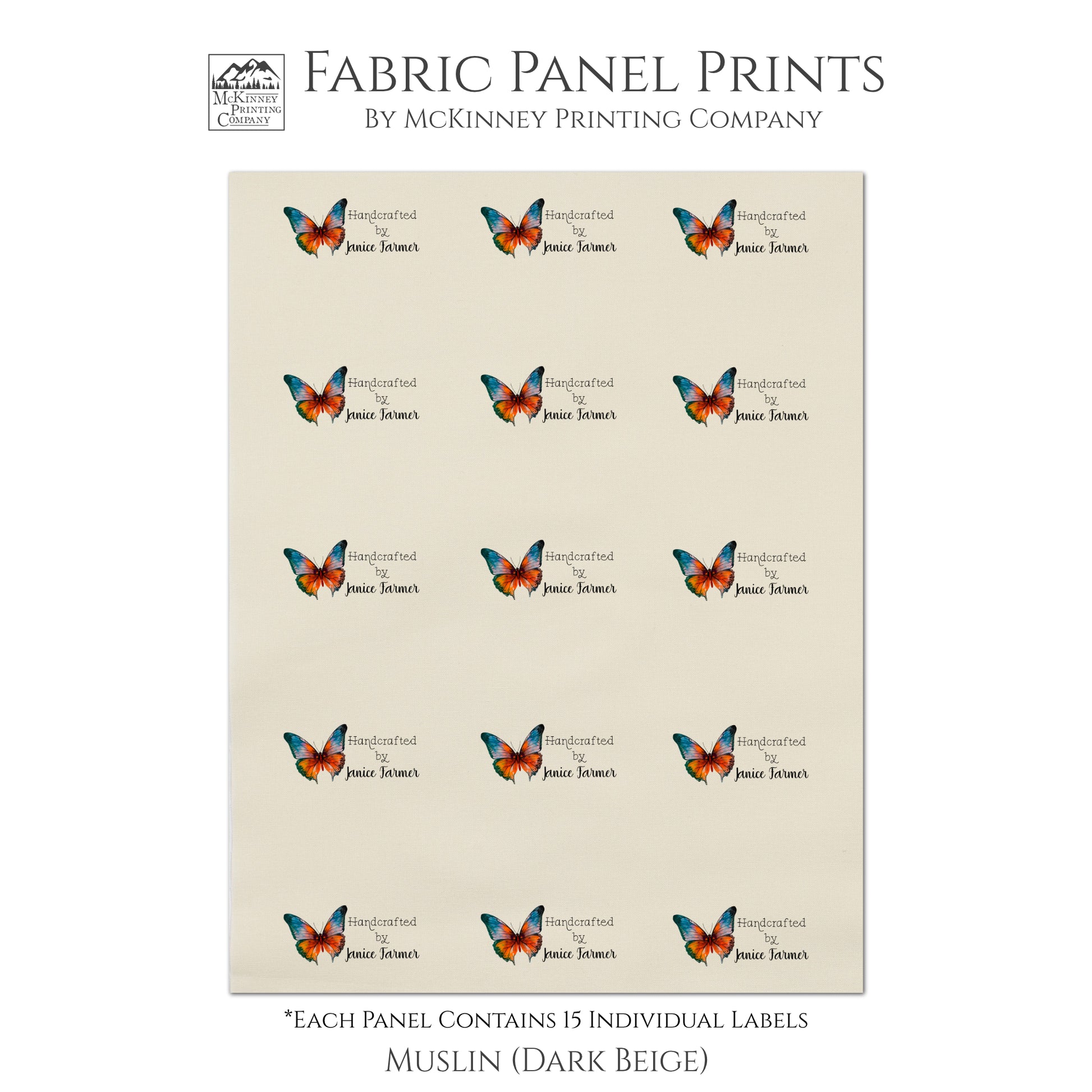 Quilt Labels - Muslin