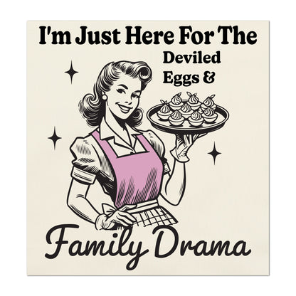 Cooking Fabric - Food, Baking, Quotes About Life, Funny, Kitchen, Woman, Wall Art, Quilt Block, Quilting, Sewing