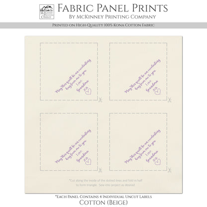Quilt Label - Triangle, Custom, Name, Sewing, Quilting, Crafts, Tag, Kona Cotton Fabric, Pattern, Corner