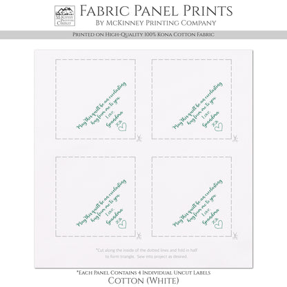 Quilt Label - Triangle, Custom, Name, Sewing, Quilting, Crafts, Tag, Kona Cotton Fabric, Pattern, Corner