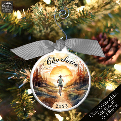 Cross Country Ornament - Christmas Gift, XC, Runner, Track, XC, Female