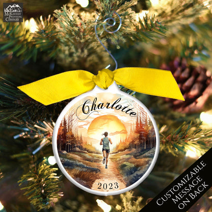 Cross Country Ornament - Christmas Gift, XC, Runner, Track, XC, Female
