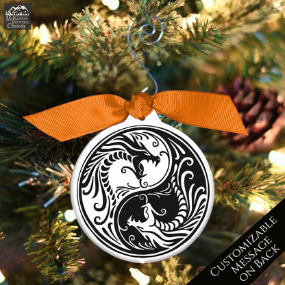 Dragon Ornament - Custom Christmas Gift, Fantasy, Personalized