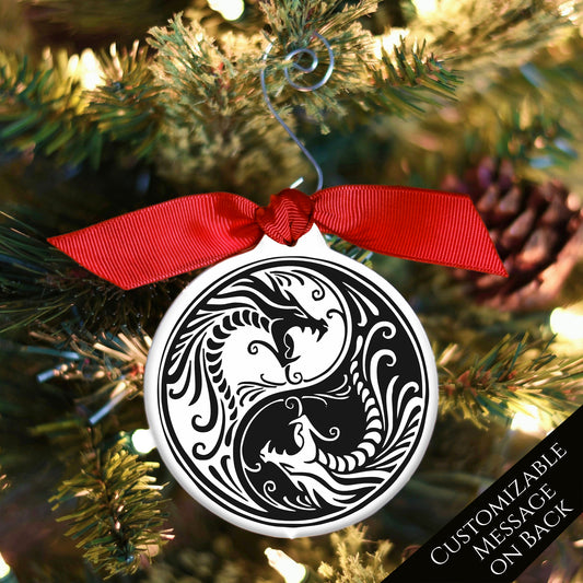 Dragon Ornament - Custom Christmas Gift, Fantasy, Personalized