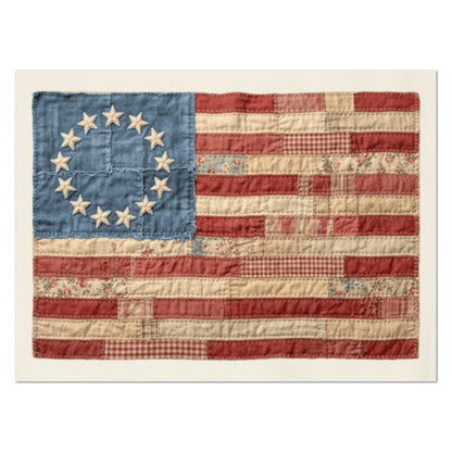 American Flag Fabric - Print, Patriotic Fabric, Americana, USA, Military, Veteran, Quilting, Quilt, Cotton, Red White and Blue
