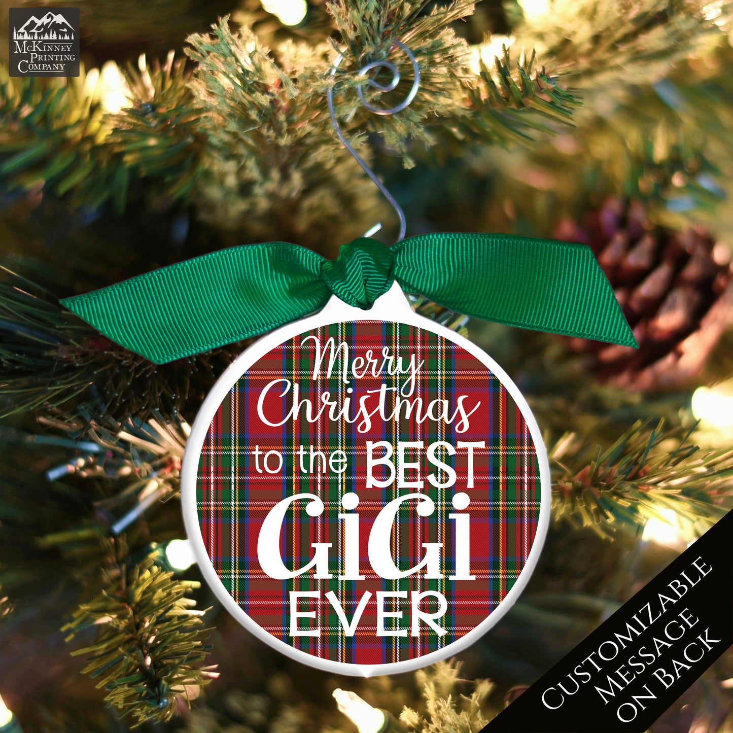 Gigi - Christmas Ornament, Grandma Gift, Bauble, Personalized