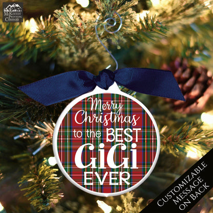 Gigi - Christmas Ornament, Grandma Gift, Bauble, Personalized