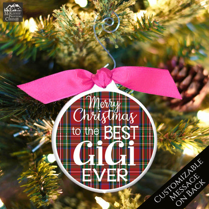 Gigi - Christmas Ornament, Grandma Gift, Bauble, Personalized