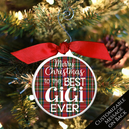 Gigi - Christmas Ornament, Grandma Gift, Bauble, Personalized