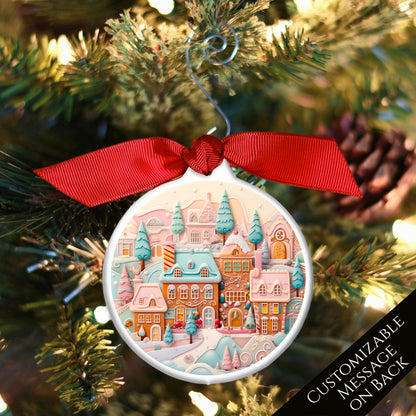 Christmas Gingerbread Ornaments - Village, House, Tree Décor, Print